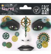 Sticker Face Art Steampunk Marie