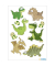 Sticker Dinokinder
