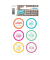 Sticker Glimmer Viel Freude damit