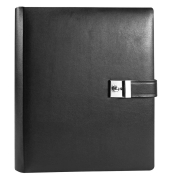Dokumentenmappe Leder m.Sch.sw