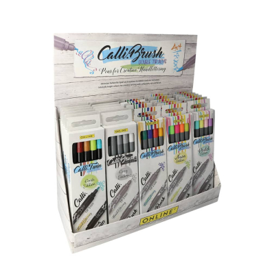 Thekendisplay Calli.Brush sortiert