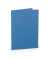 Briefkarten 16401096 A5 148mm x 210mm (BxH) 220g stahlblau