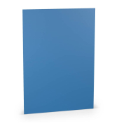 Briefkarte A4 220g stahlblau