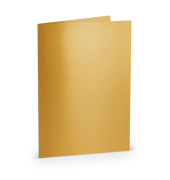 Briefkarten 16401075 A5 148mm x 210mm (BxH) 220g gold