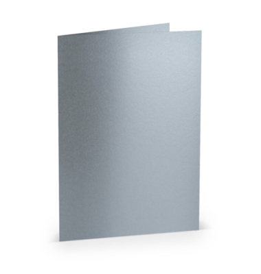 Briefkarten 16401080 A5 148mm x 210mm (BxH) 220g silber