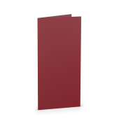 Blanko-Gru&szlig;karten 16400372 Din lang Hoch doppelt 100mm x 210mm (BxH) 220g rosso