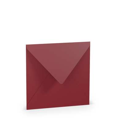 Briefh&uuml;lle SF rosso gerippt