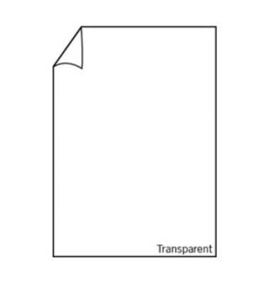 Briefbogen A4 100g trans. wei&szlig;