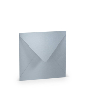 Briefh&uuml;lle Quadrat silber