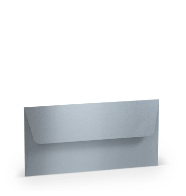 Briefumschlag 1103002080, DIN lang, nassklebend, 120g, silber