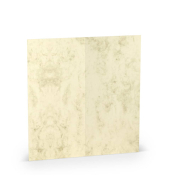 Briefkarten 1103069006 Din lang Hoch doppelt 210mm x 100mm (BxH) 220g planliegend chamois marmora