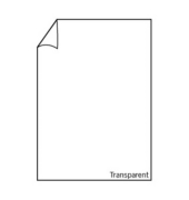Briefpapier 220701159, transparent wei&szlig;, 80g