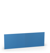 Briefkarten 16407696 B6 doppelt lang 220g planliegend stahlblau