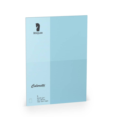 Briefkarten 220770517 A5 105mm x 148mm (BxH) 225g planliegend himmelblau