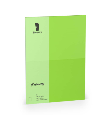 Briefkarten 220770522 A5 105mm x 148mm (BxH) 225g planliegend hellgr&uuml;n