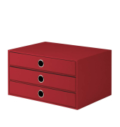 Schubladenbox Soho rot