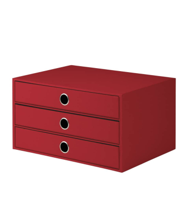 Schubladenbox Soho rot