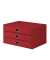 Schubladenbox Soho rot