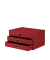 Schubladenbox Soho rot
