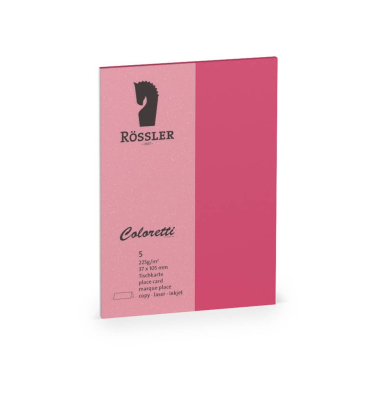 Tischkarte Coloretti pink