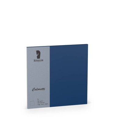 Briefkarten 220741590 157/314 157mm x 157mm (BxH) 225g jeans