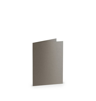 Blanko-Gru&szlig;karten 164009411 A7 74mm x 105mm (BxH) 220g taupe metallic