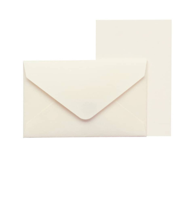 Briefkarten 18298095012 53mm x 85mm (BxH) ivory