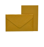 Briefkarten 18298095075 53mm x 85mm (BxH) gold