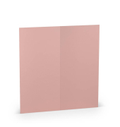 Briefkarten 16406963 Din lang 100mm x 210mm (BxH) 220g rose