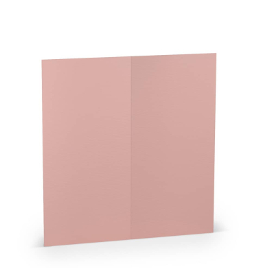 Briefkarten 16406963 Din lang 100mm x 210mm (BxH) 220g rose