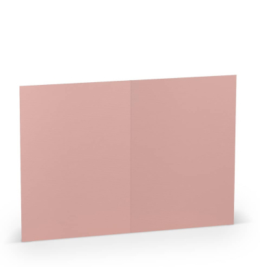 Blanko-Gru&szlig;karten 16407063 A5 105mm x 148mm (BxH) 220g rose