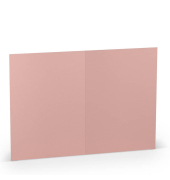 Blanko-Gru&szlig;karten 16407263 DIN B6  Hoch doppelt 240g planliegend rose