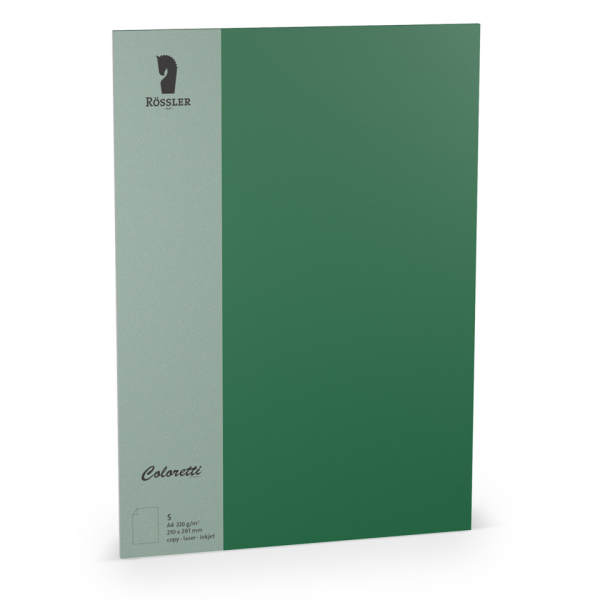 10 Stück Rössler Briefpapier 220712571, forest, 220g 4014970435577 Rössler