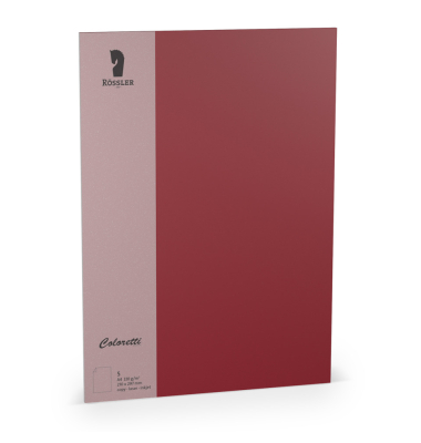 Briefpapier 220712572, rosso, A4, 220g