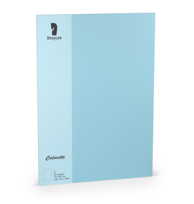 Briefpapier 220712517, himmelblau, A4, 220g