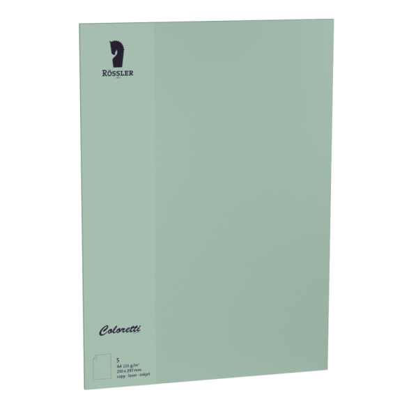 10 Stück Rössler Briefpapier 220712567, eucalyptus, 220g 4014970445903 Rössler