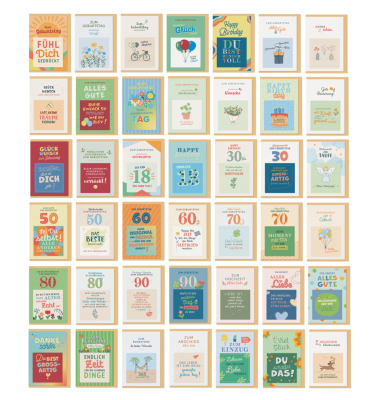 Warenpaket picture cards 252ST sortiert