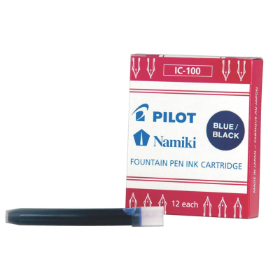 Tintenpatrone 12ST blau schwarz