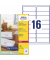 Adressetikett  99,1x33,9 wei&szlig;