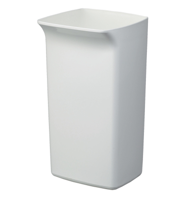 Papierkorb 1800798010, 40 Liter, rechteckig, wei&szlig;