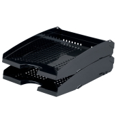 Briefablage 1701626060, schwarz, Polystyrol