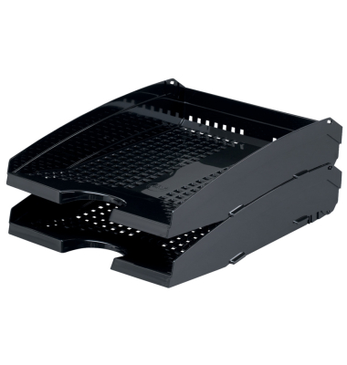 Briefablage 1701626060, schwarz, Polystyrol