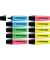 Textmarker 70/10-1, Kleindisplay (Faltschachtel mit 10 Stiften), farbig sortiert (4xgelb/2x gr&uuml;n/pink/blau), 2-5mm Keilspitze