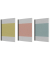 Notizbuch SF468, Recycling, farbig sortiert, A5, blanko, liniert,kariert, 80g, 100 Blatt / 200 Seiten