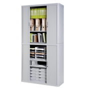 Rollladenschrank E2CT0003600028, abschlie&szlig;bar, grau, 110x204x41,5cm (BxHxT)