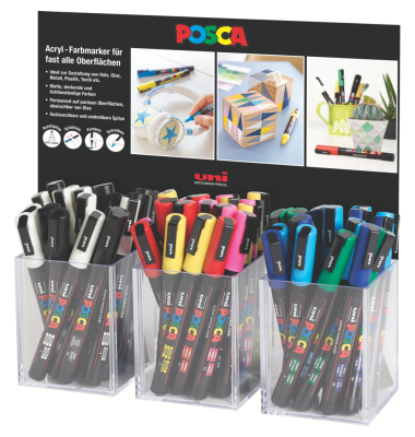 Pigmentmarker sortiert