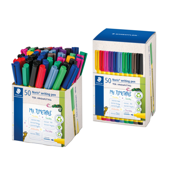 50 Stück Staedtler Fineliner Noris sortiert  Staedtler