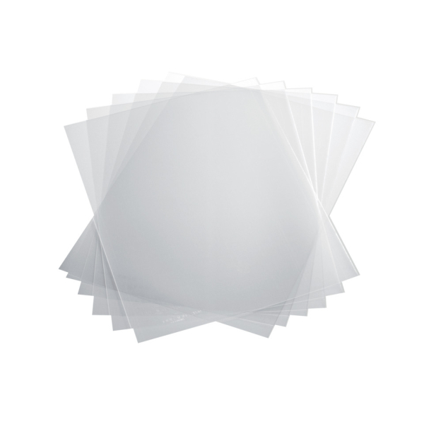 50 Stück Durable Klemmschienenhüllen 293919, A4 transparent, für ca. 100 Blatt, Polypropylen (PP)  Durable