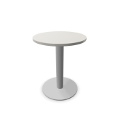 Besprechungstisch, , rund, lichtgrau / silber
