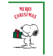 Weihnachtskarte  Snoopy